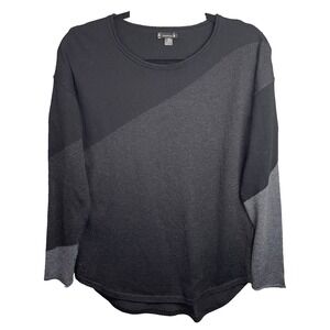 Smartwool Shadow Pine Colorblock Sweater Merino Wool Blend Womens Small Gorpcore